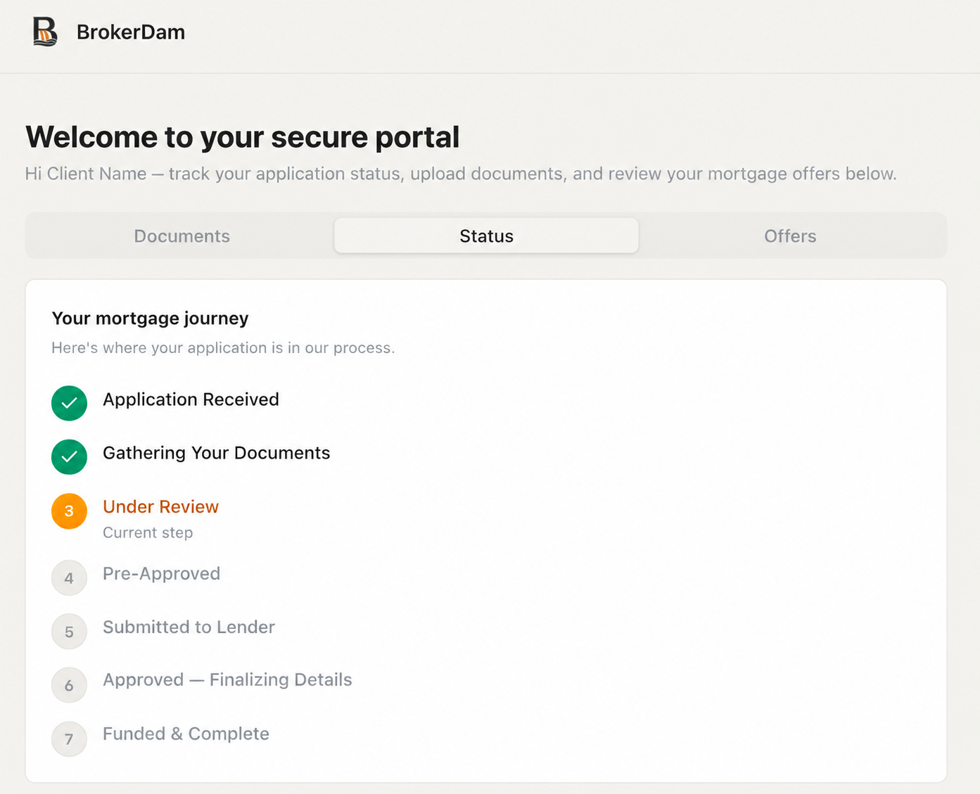 Client portal