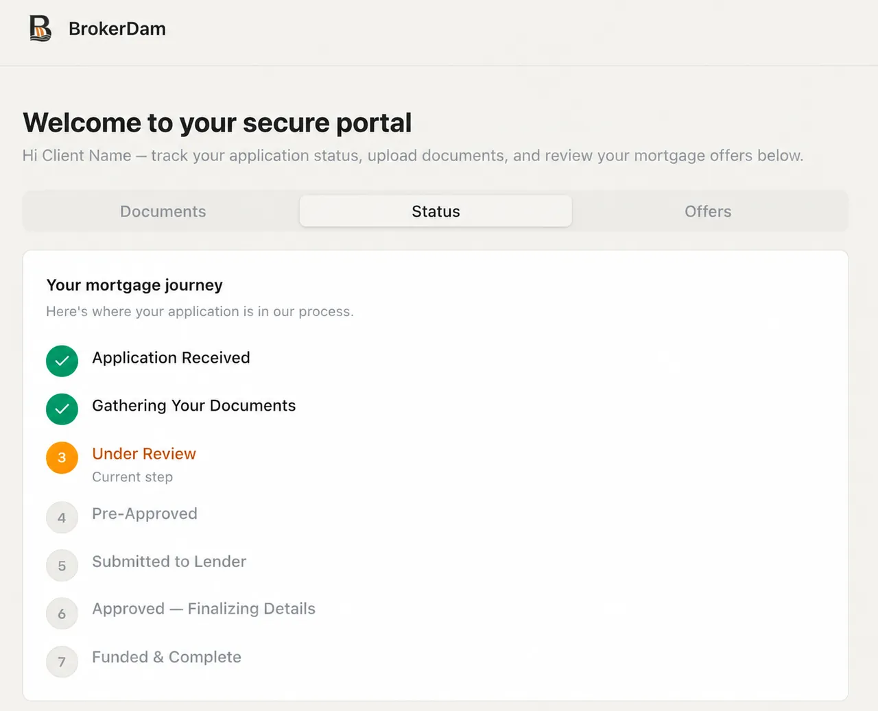 Client portal